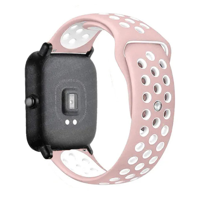 20mm/22mm Silicone band For Amazfit GTS 4/3/2/2e/2 4 Mini GTR 4/2/3 Pro/47mm/stratos 3 Watch Bracelet correa Amazfit bip 6 strap