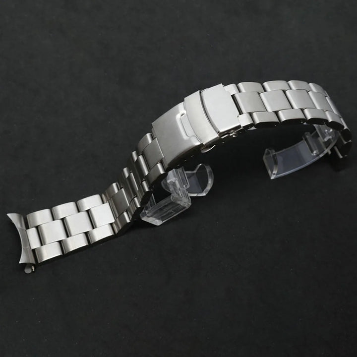 Curved Strap for Seiko Luxury Solid Stainless Steel Watch Band 18/19/20/21/22/24/26mm Arc End Belt Men Watch Accessories