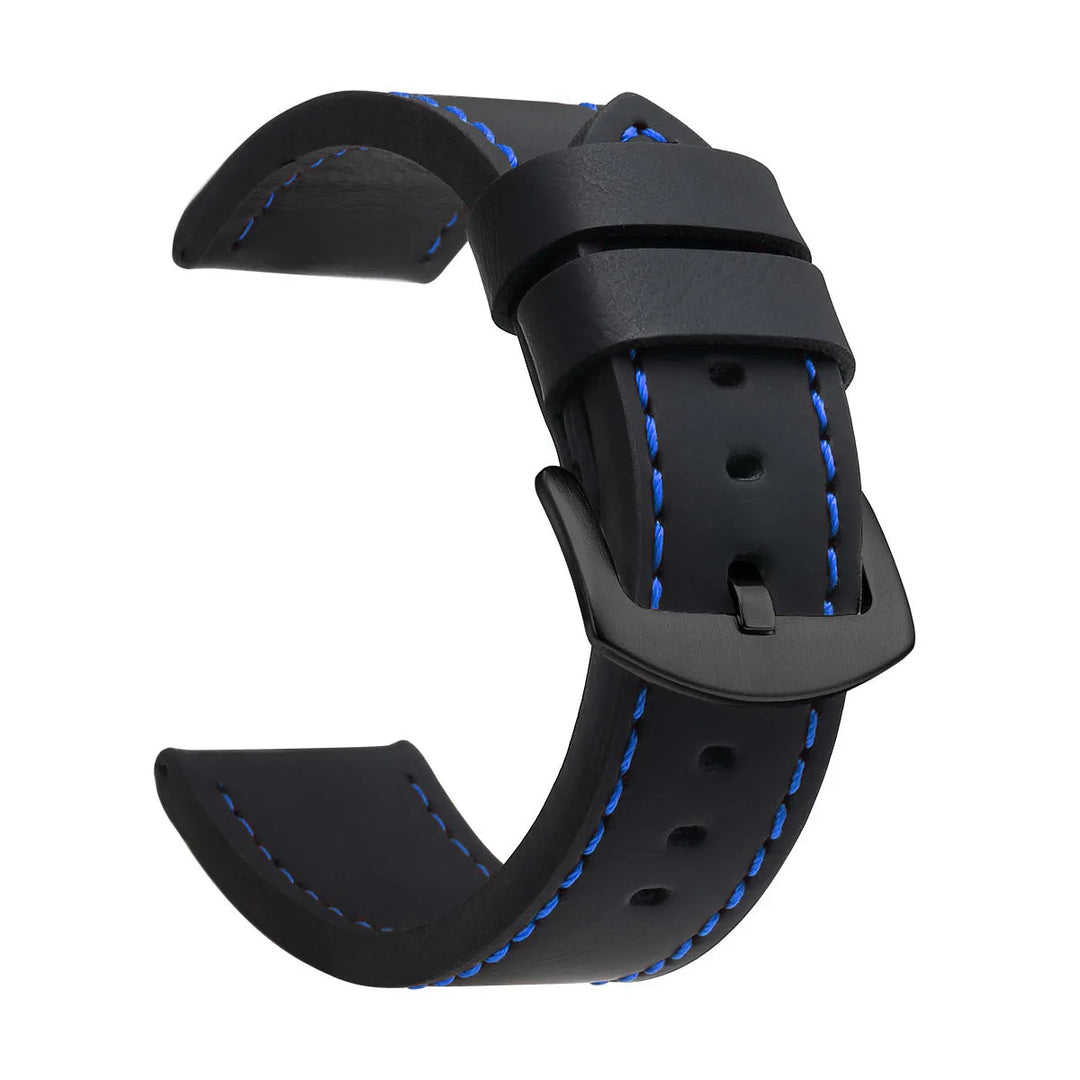 SAMCO Vintage Leather Watch Band 18–24mm