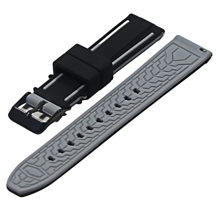 Premium Silicone Quick Release Watch Strap – 20/22/24mm