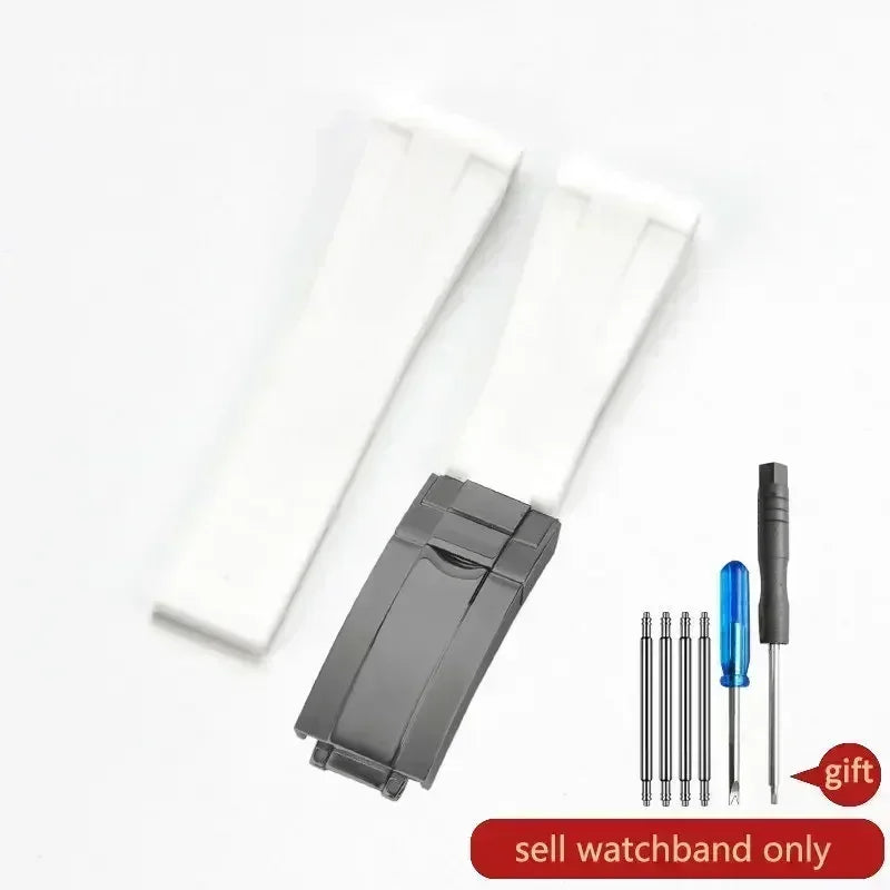 Silicone Watch Strap 20–21mm for Rolex Submariner & Daytona