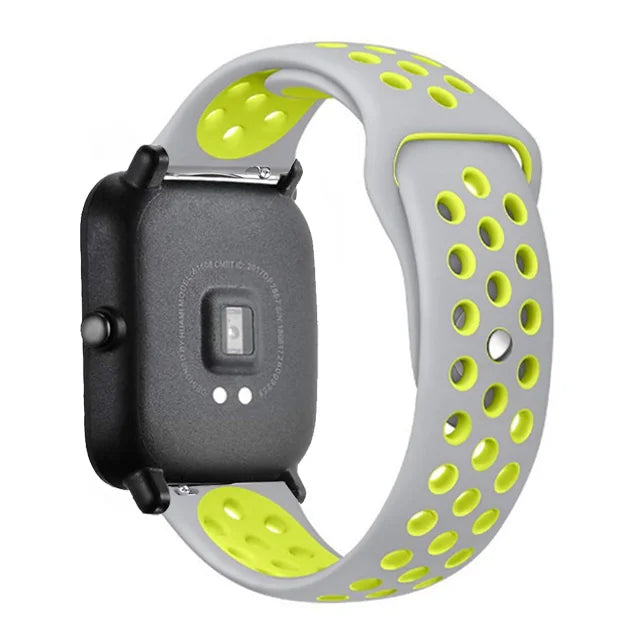 20mm/22mm Silicone band For Amazfit GTS 4/3/2/2e/2 4 Mini GTR 4/2/3 Pro/47mm/stratos 3 Watch Bracelet correa Amazfit bip 6 strap
