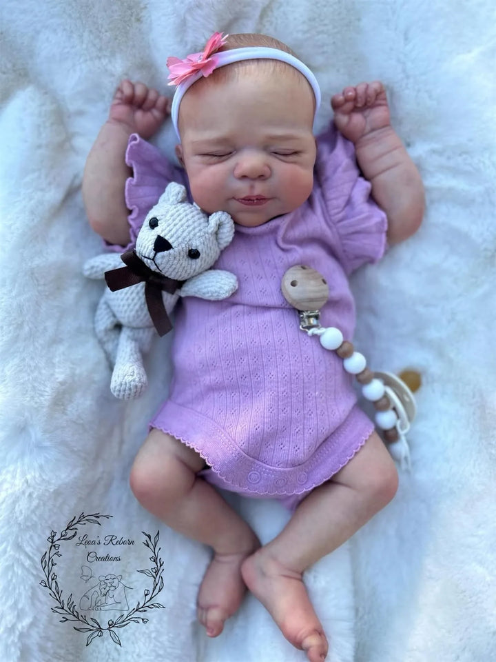 19″ Pascale Newborn Reborn Baby Doll – Soft Body, Lifelike 3D Skin & Realistic Touch