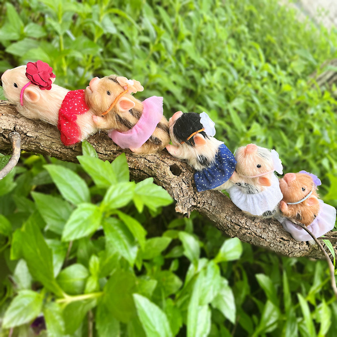 12 cm Mini Silicone Reborn Piglet Doll + 3 Outfits