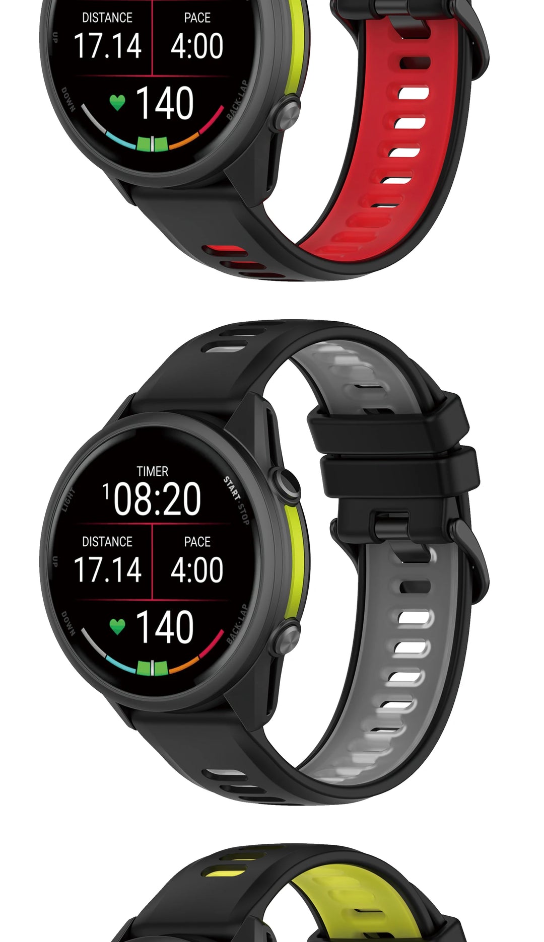 Sports Silicone Strap for Garmin Forerunner (22mm)