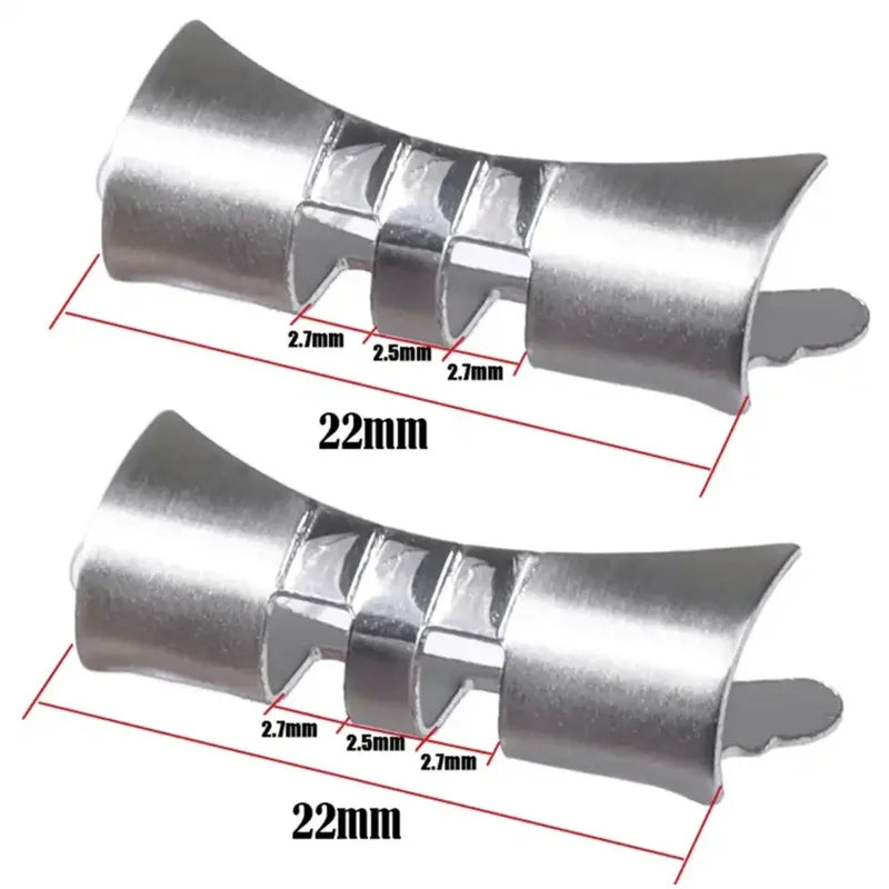 Curved Flat End Stainless Steel Link Adapter 18–22mm for Seiko SKX007/009
