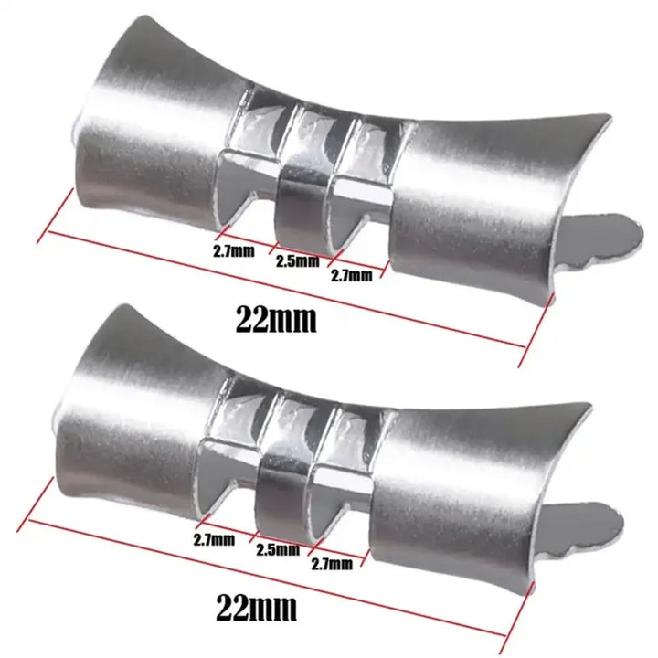 Curved Flat End Stainless Steel Link Adapter 18–22mm for Seiko SKX007/009