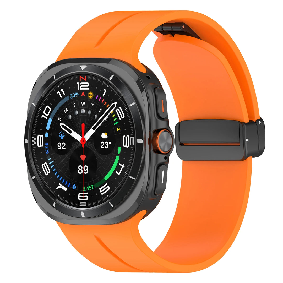 Straps For Samsung Galaxy watch Ultra 47mm smartwatch Accessories Silicone Magnetic Bracelet correa galaxy watch 7 ultra Band