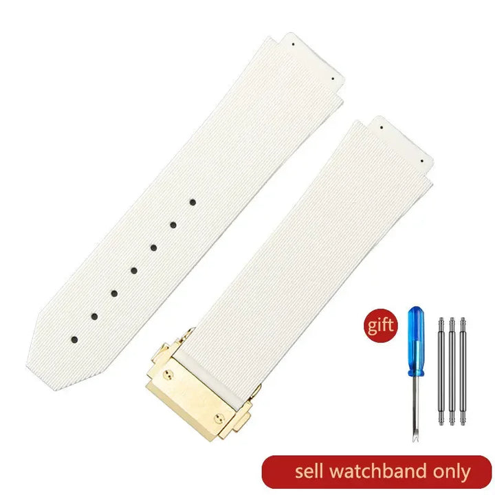 Silicone Rubber Watch Strap for Hublot (26×19mm, 24×17mm)