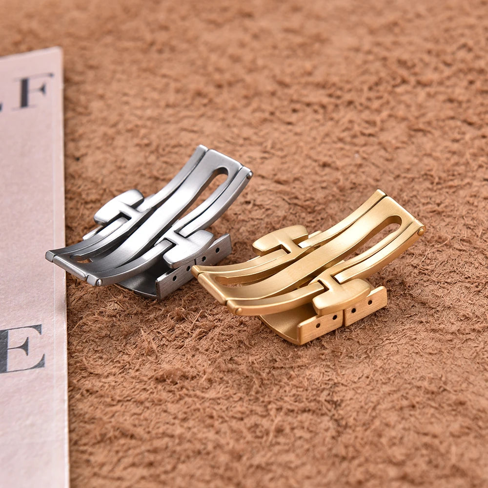 316L Stainless Steel Deployant Clasp – 18mm Double Click Quick Release