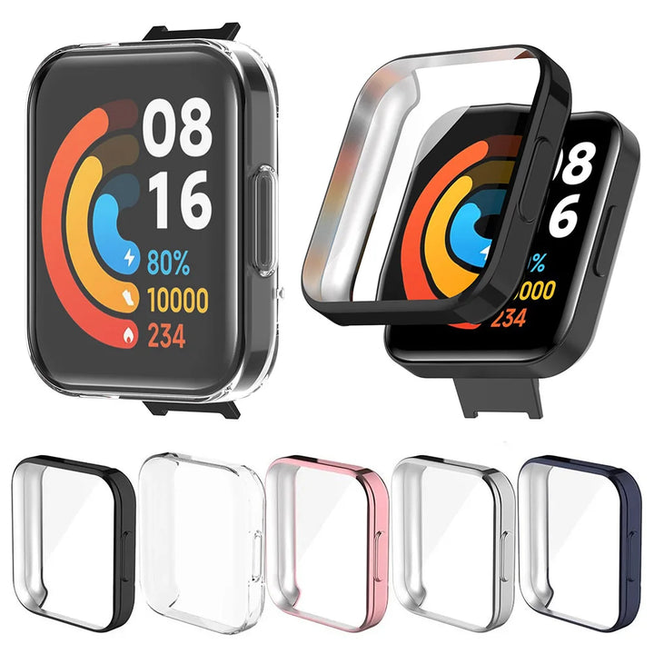 Electroplated TPU Protective Case for Redmi Watch 2 Lite – Full Screen Bumper