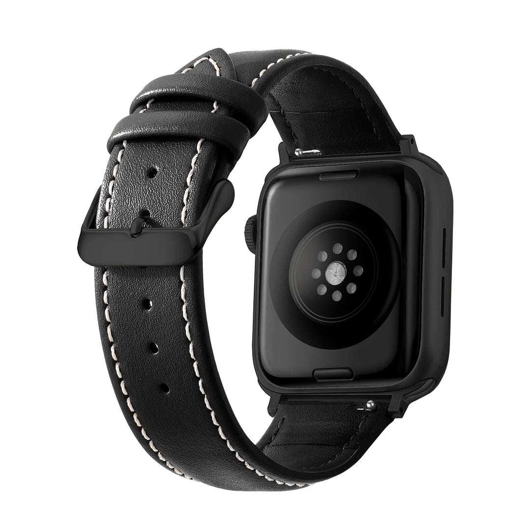 Genuine Leather Apple Watch Band 40–49mm for iWatch Series 3–8 & Ultra