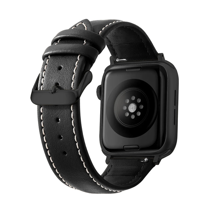 Genuine Leather Apple Watch Band 40–49mm for iWatch Series 3–8 & Ultra