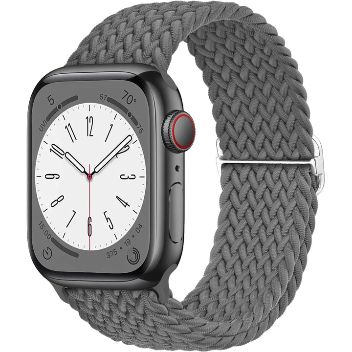 Strap for Apple Watch band 44mm 45mm 49mm 42mm 40 41 46mm Elastic Braided Solo bracelet correa Series 9 10 11 8 7 6 5 SE Ultra 3