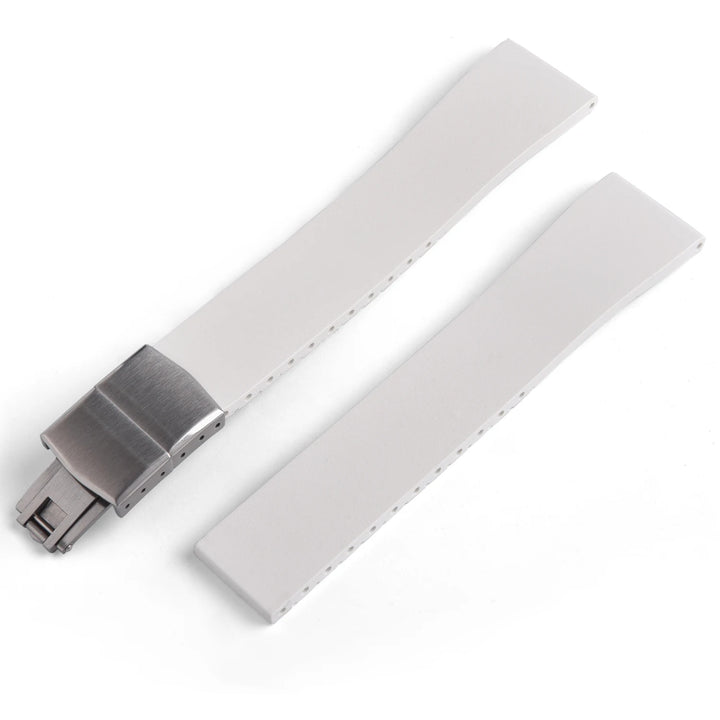 NATOBELT CTS FKM Rubber Watch Band Strap 16mm 18mm 19mm 20mm 21mm 22mm Quick Release Butterfly Cut-to-Size Sweatproof Waterproof