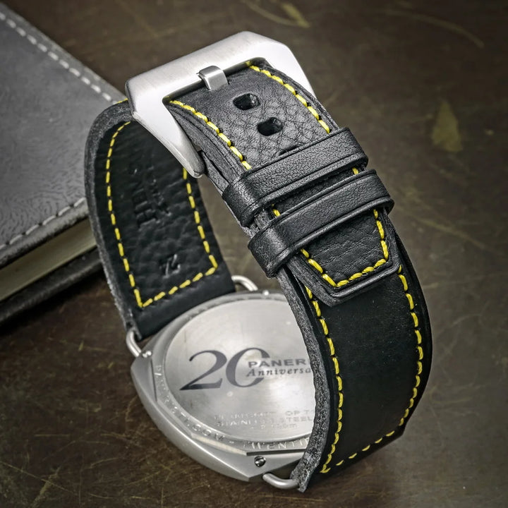 HEMSUT Genuine Leather Watch Band for Panerai (20-26mm)