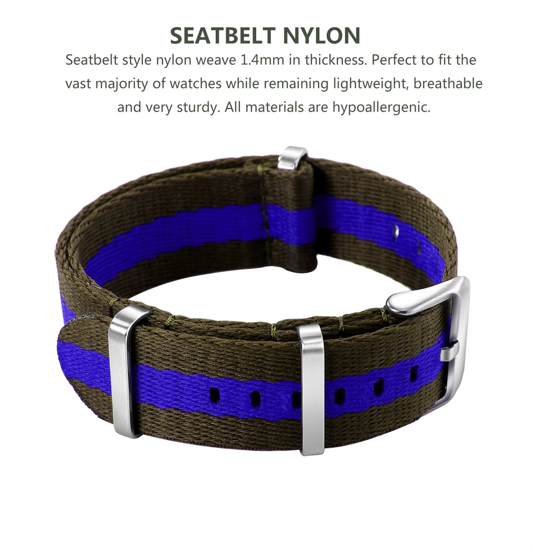 Military Watch Strap 20–22mm