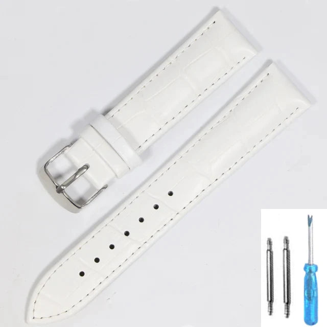 Watch Band Genuine Leather straps Watchbands 12mm 18mm 20mm 22mm watch accessories superior quality watch strap
