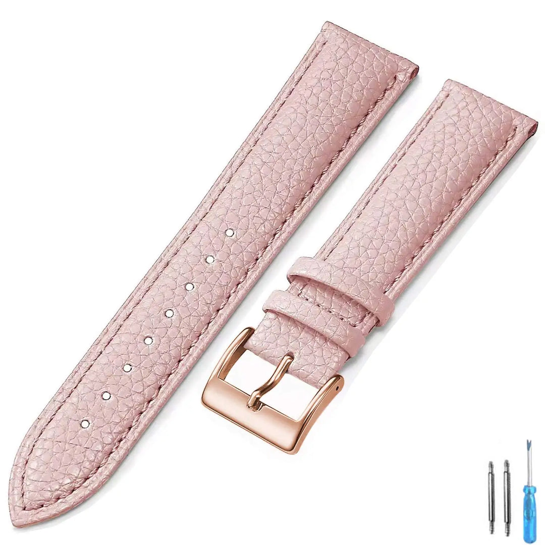 Genuine Leather Watch Band 18mm 20mm 22mm 24mm Watch Strap for Man Women High-quality Wrist Watchband + Tool