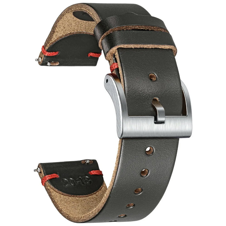 Horween CXL Genuine Leather Watch Strap 18–22mm Quick Release