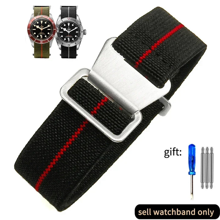 French Army Nylon Watch Band 18–22mm