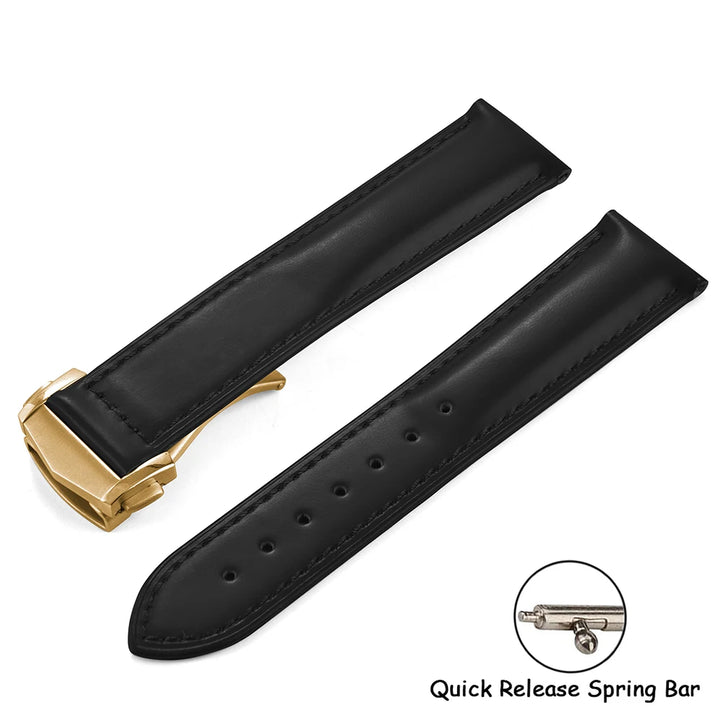 19/20/21/22mm For Omega Speedmaster Leather Strap Universal Original Leather Watch Bands Fit for Omega De Ville Seamaster Bracel