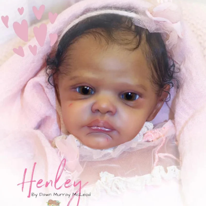 17″ Henley Blank Vinyl Reborn Doll DIY Kit