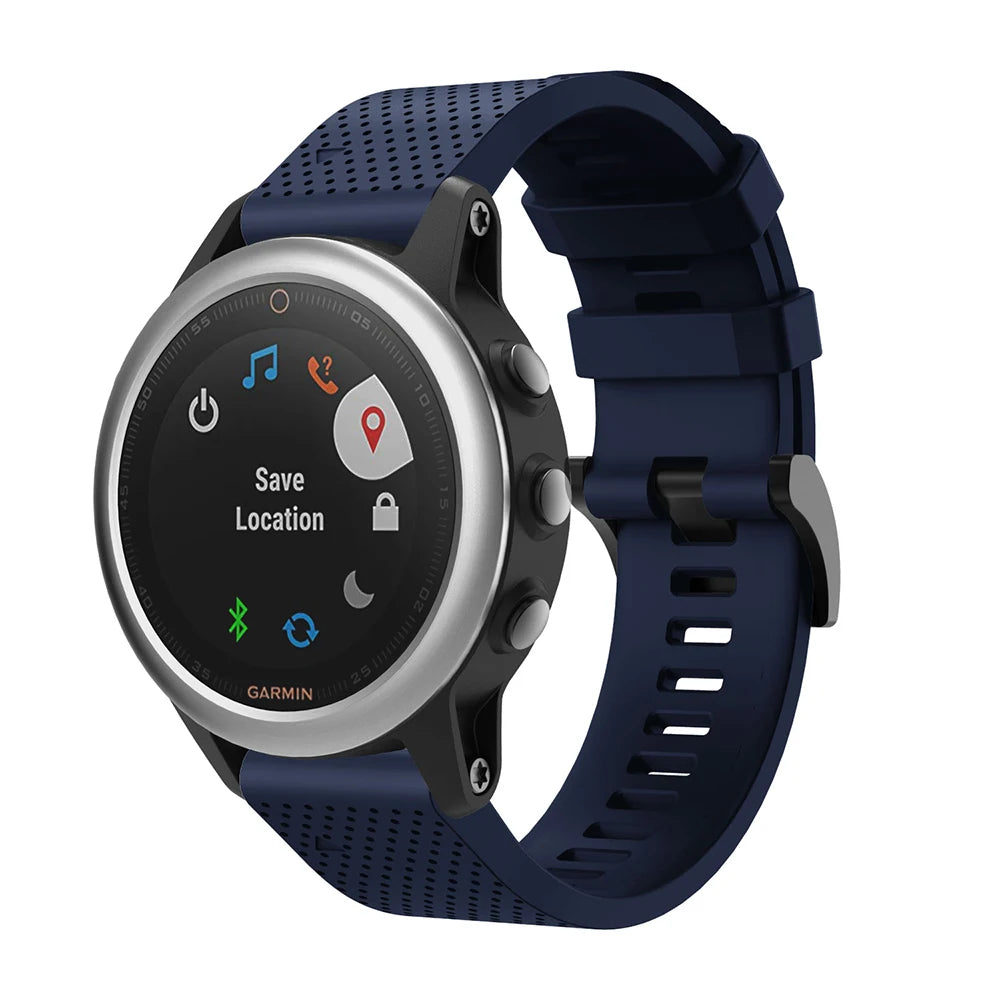 20mm Quick-Release Silicone Strap for Garmin Fenix 5S/6S/7S
