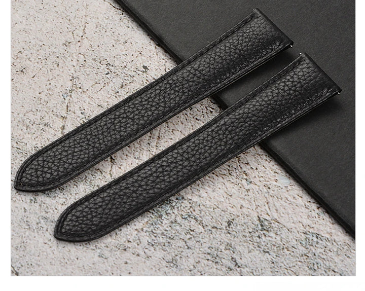 Cowhide Watch Strap Accessories for Cartier Tank – 16–23mm, Stainless Steel