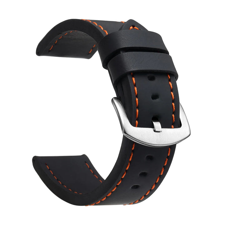 SAMCO Vintage Leather Watch Band 18–24mm