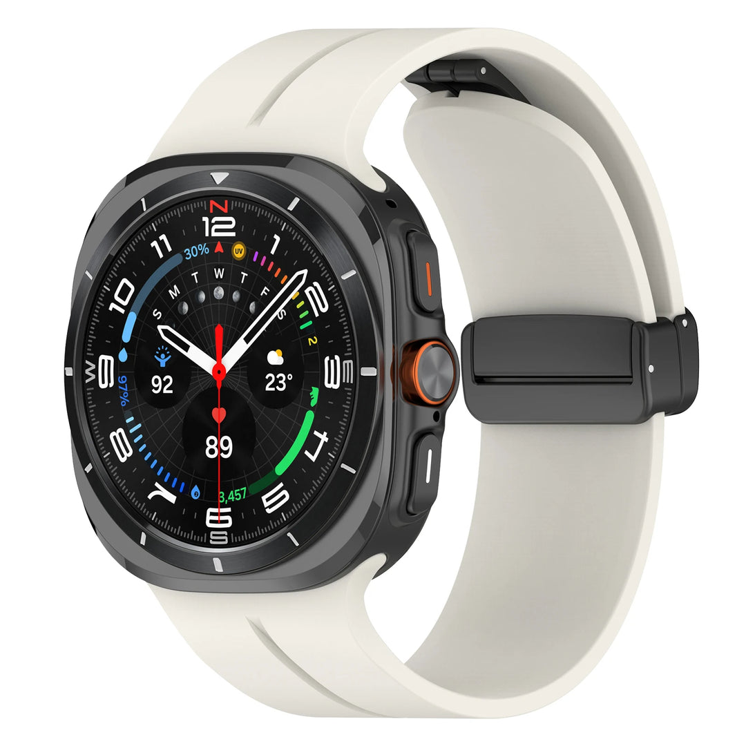 Straps For Samsung Galaxy watch Ultra 47mm smartwatch Accessories Silicone Magnetic Bracelet correa galaxy watch 7 ultra Band