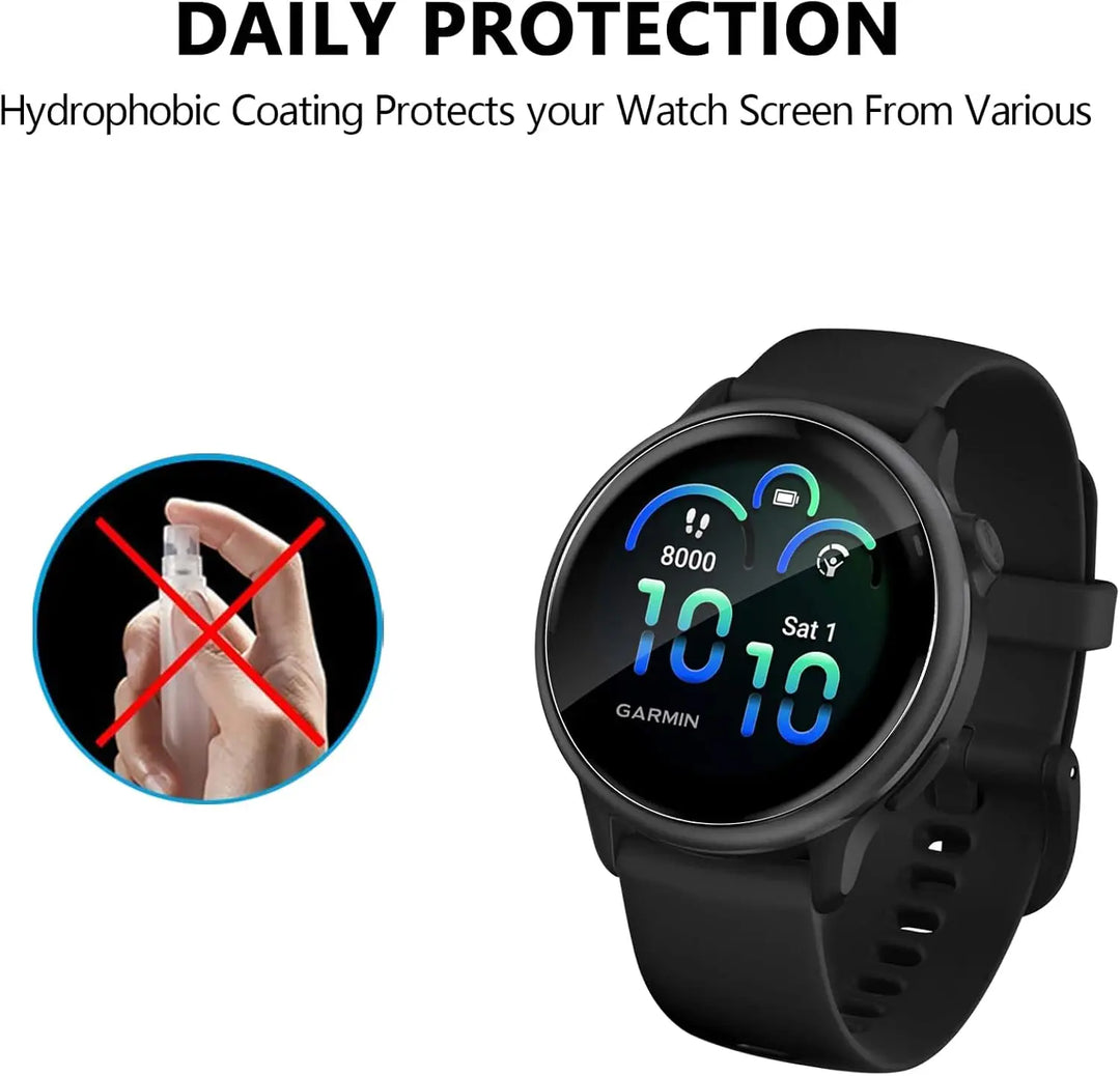 3-Pack Hydrogel Screen Protector for Garmin Vivoactive 6