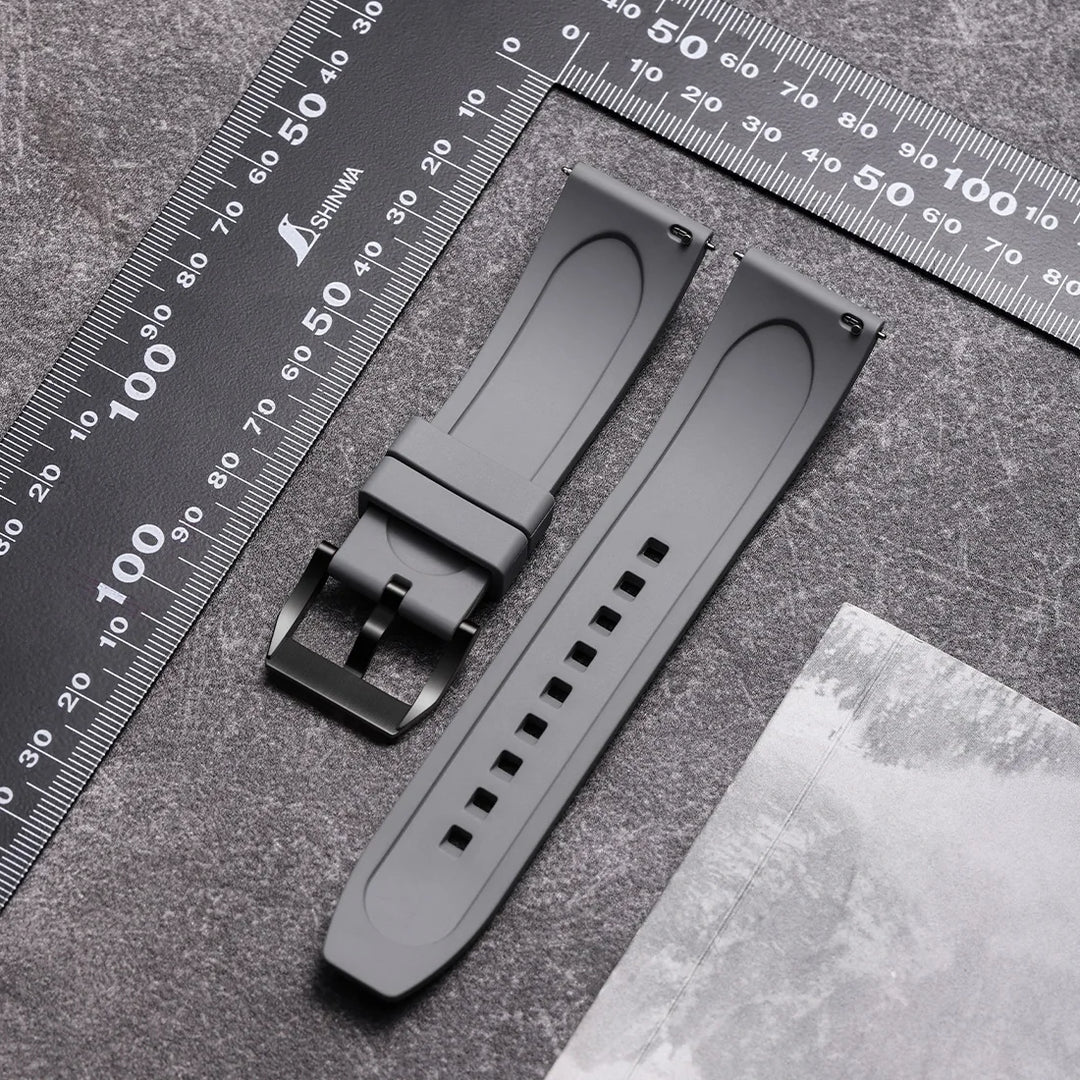 Maikes Rubber Watch Bands, Quick Release, 19mm 20mm 21mm 22mm 23mm 24mm, Accessories Watch Strap For LONGINES IWC TISSOT