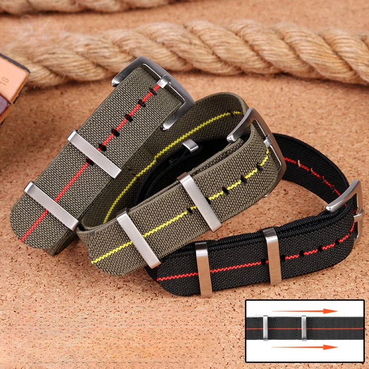 Nylon Parachute Strap 18–22mm