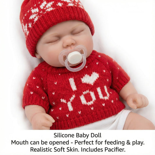 Pickle 12″ Solid Silicone Reborn Doll