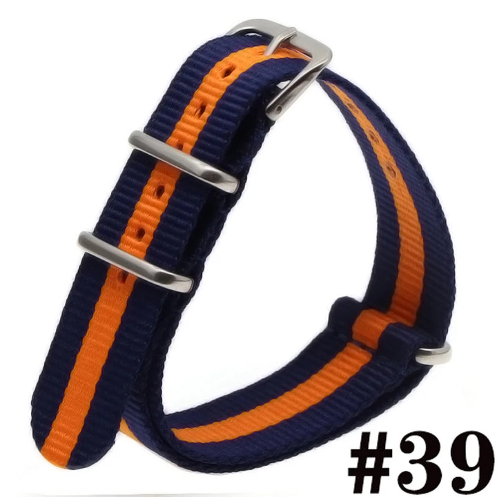 Waterproof Nylon Watch Strap (16-22mm)
