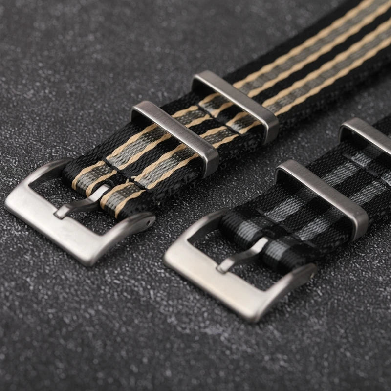 20mm High Density Nylon Watch Strap for Omega 007 Replacement Band for Rolex Premium Soft Straps Universal Sports Watch Band