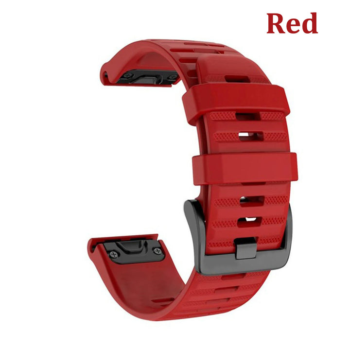 QuickFit Silicone Strap for Garmin Fenix & Epix (20-26mm)