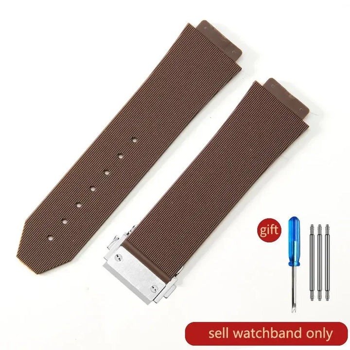 Waterproof Sports Silicone Watch Band 24x17 & 26x19mm (Men & Women)