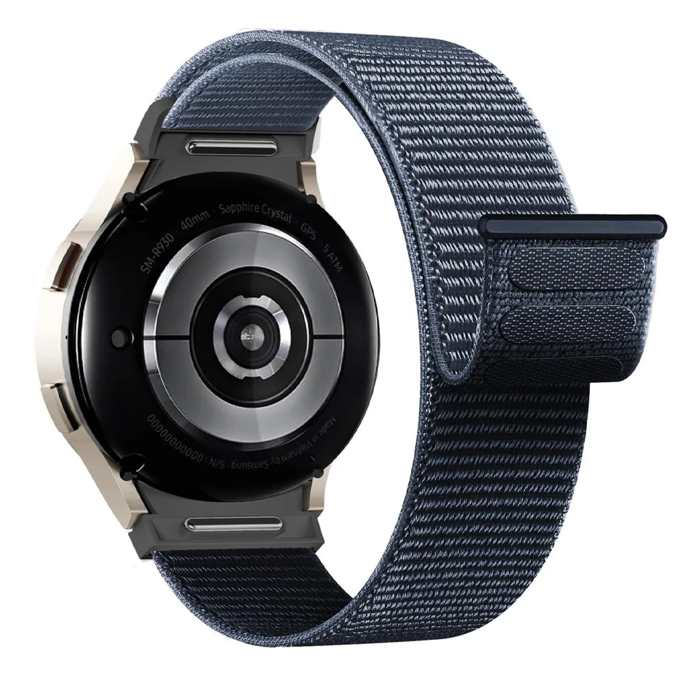 Nylon Sport Loop Watch Strap – 40-44mm for Samsung Galaxy Watch 4-7 & 5 Pro
