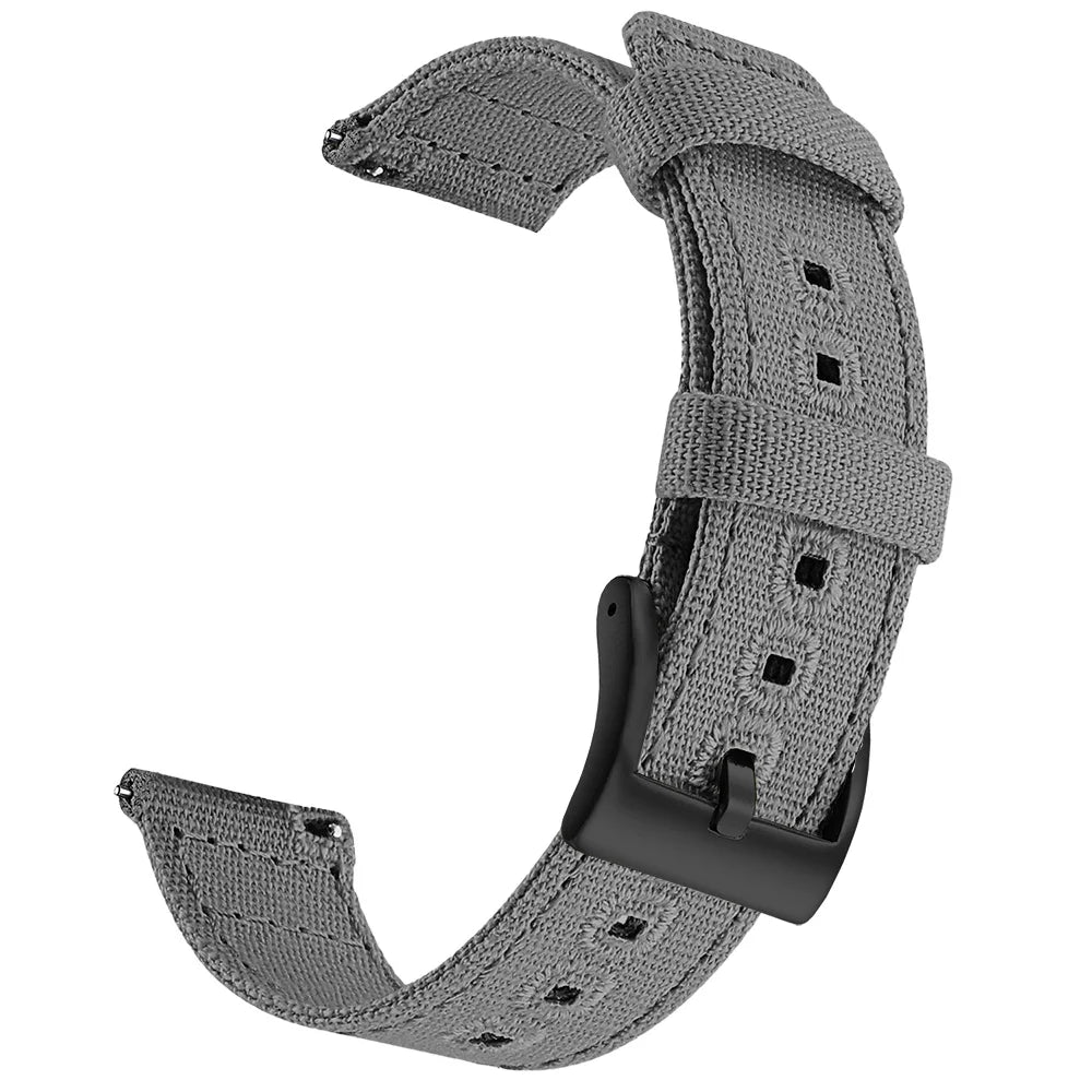 Quick-Release Canvas Strap 20/22mm