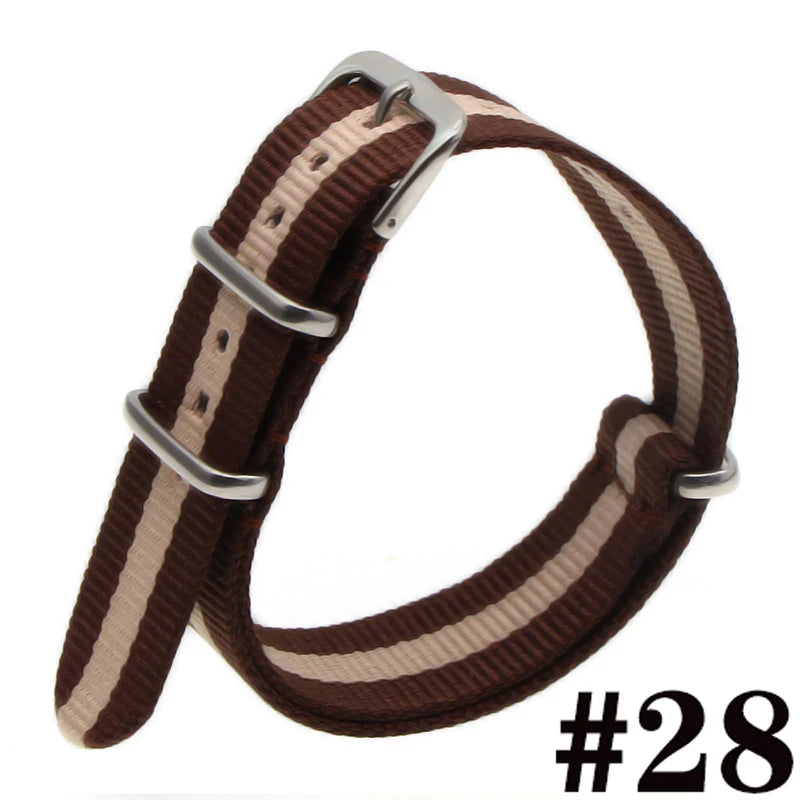 Waterproof Nylon Watch Strap (16-22mm)