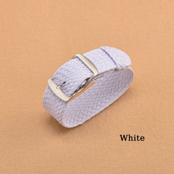 Nylon Weave Watch Strap for Perlon Watchband Wristband Women Men Bracelet Watch Accessories 14mm 16mm 18mm 20mm 22mm Sport Band