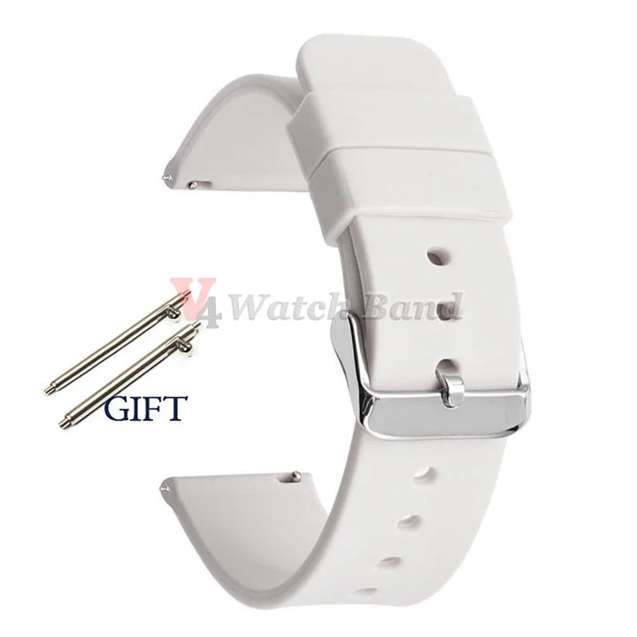 Universal Watch Straps 20mm 22mm 24mm 14mm 16mm 18mm Quick Release Silicone Band for Samsung for Huawei Women&Men Accessories
