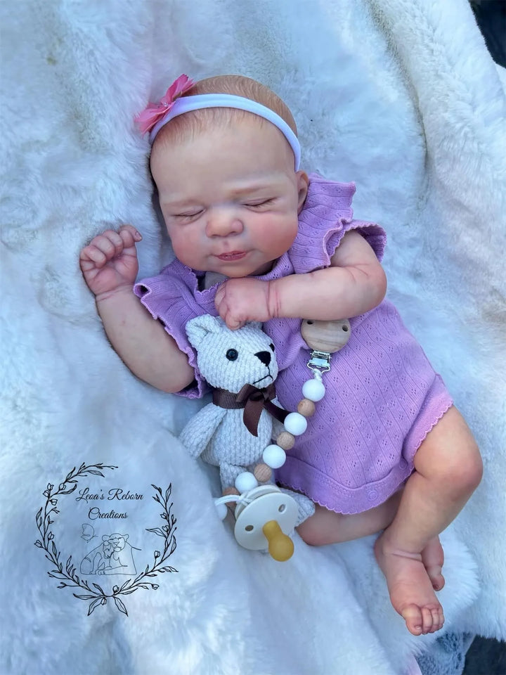 19″ Pascale Newborn Reborn Baby Doll – Soft Body, Lifelike 3D Skin & Realistic Touch