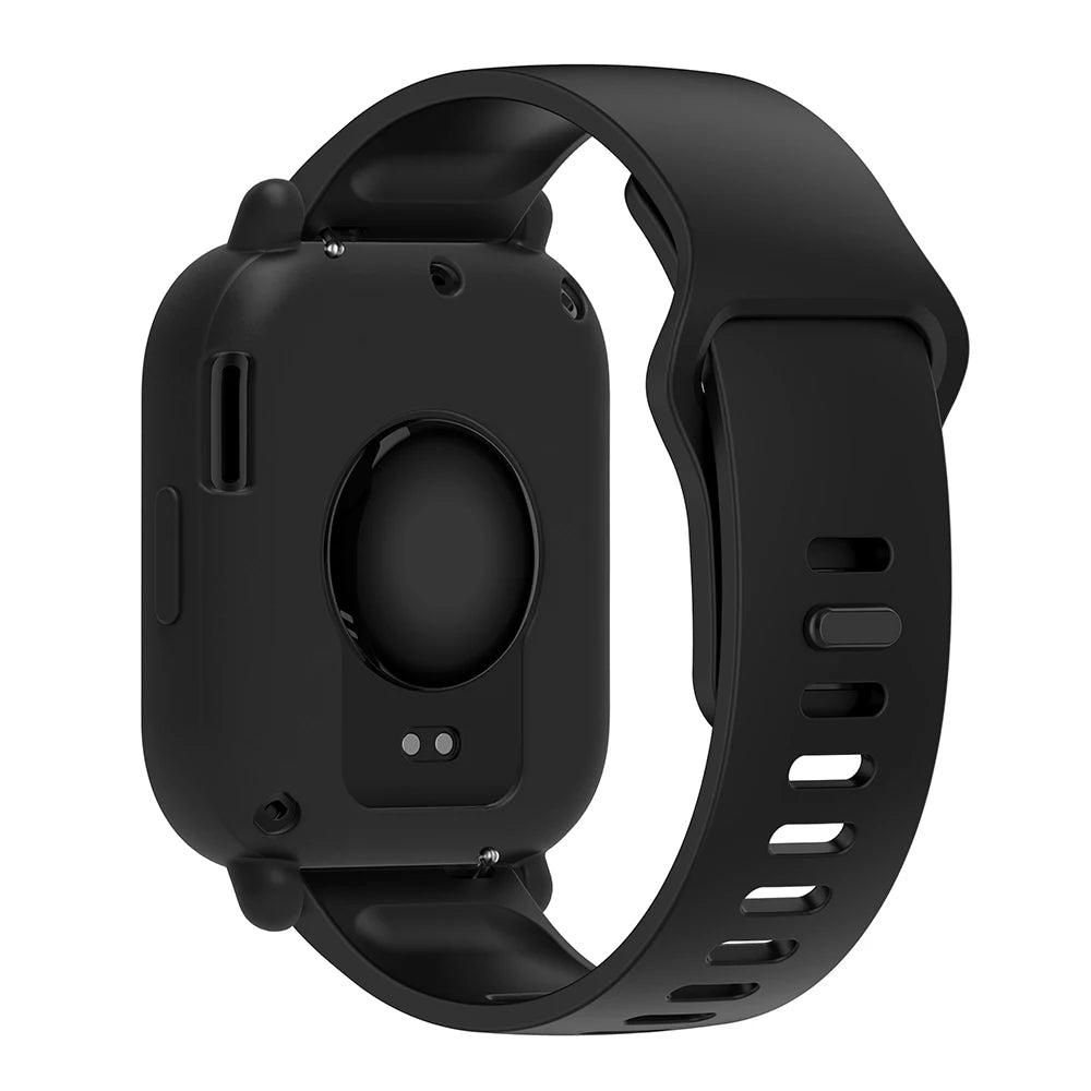 Silicone Strap with Protective Case for Redmi Watch 5 Active