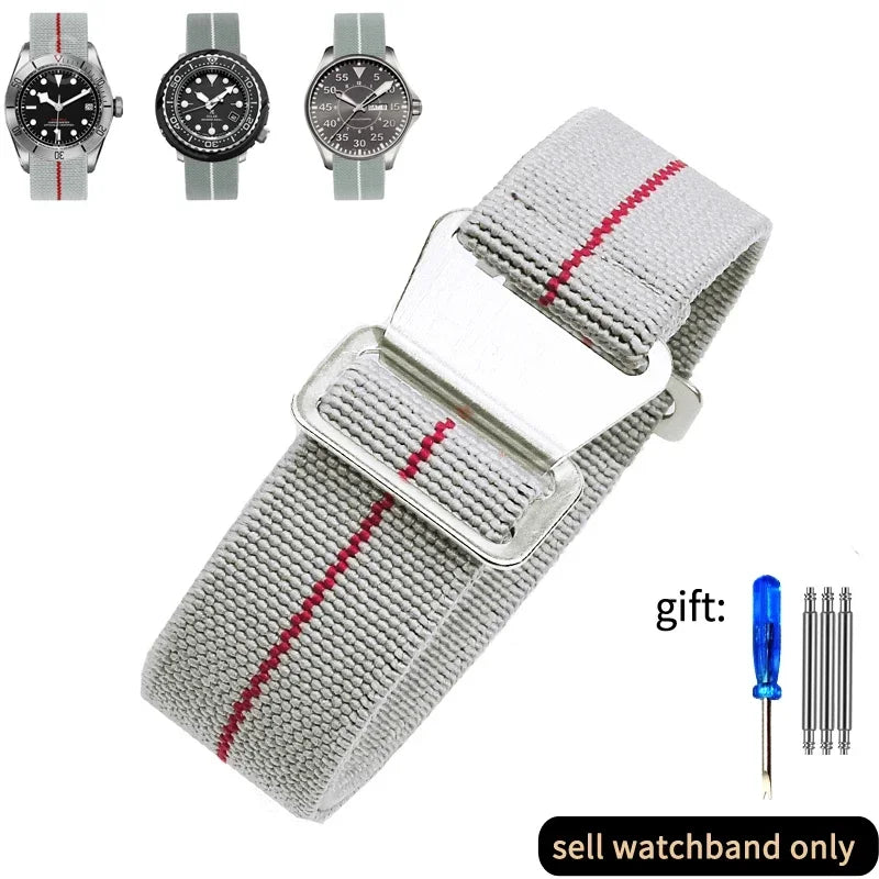 French Army Nylon Watch Band 18–22mm