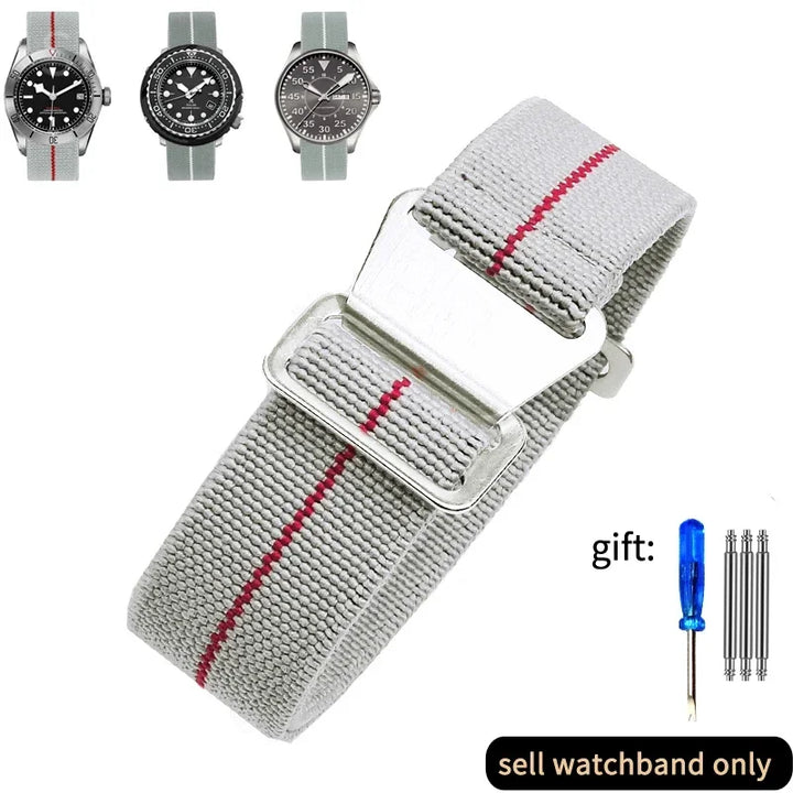 French Army Nylon Watch Band 18–22mm