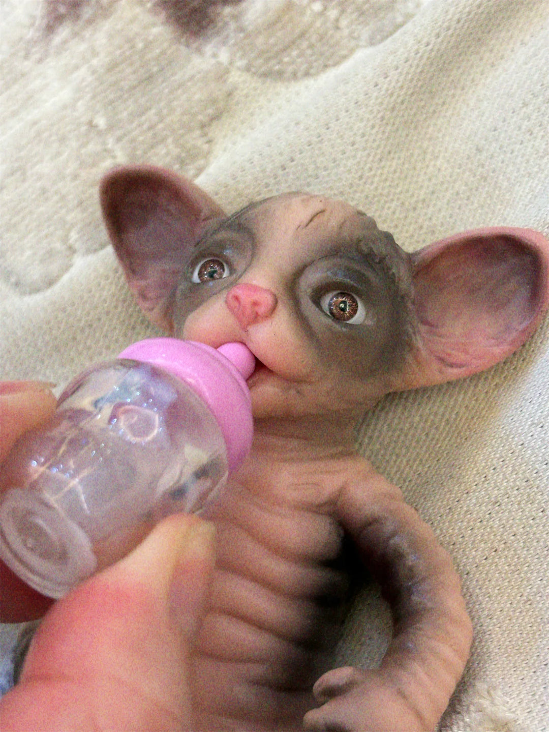 10–11 cm Mini Silicone Tiger Reborn Doll