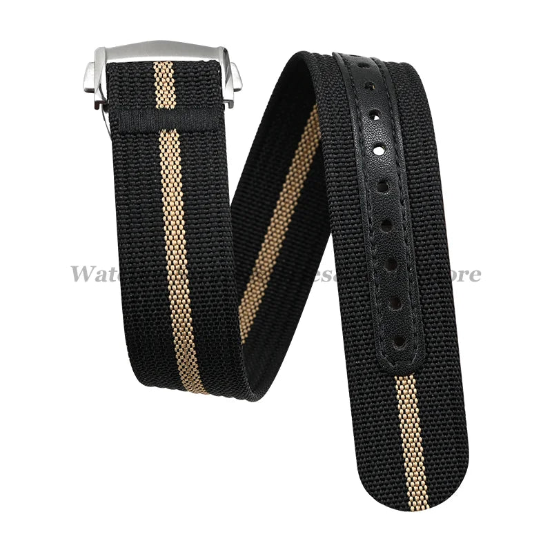 Canvas Nylon Watch Strap – 20-22mm Waterproof